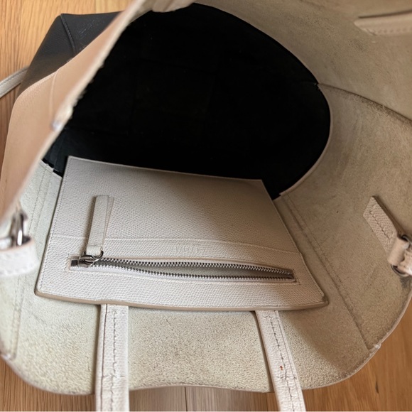 Celine Vertical Cabas Crossbody Bag - black and off white - Picture 5 of 9